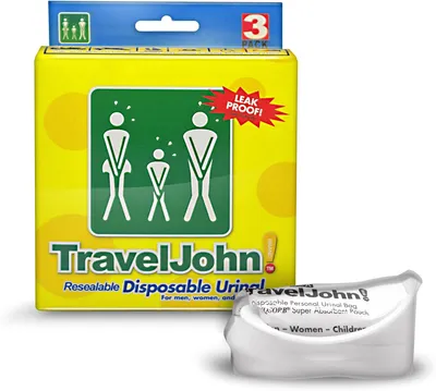 Obrázok produktu pre TRAVEL JOHN Pľuvacie vrecko Jednorazový pisoár 3 kusy TJ1N