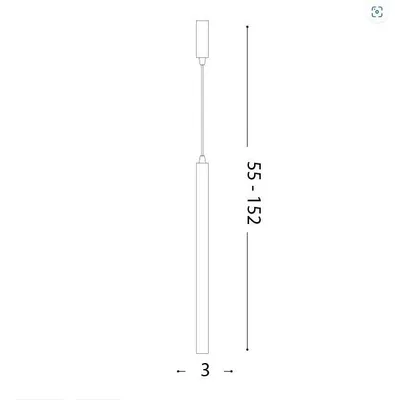 Produktbild von Ideal Lux 339740 Ultradünne Pendelleuchte LED 12W 1200/840lm 3000K Messing EIN/AUS
