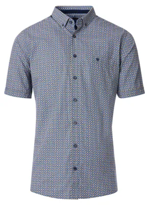 Produktbild von Redmond - Casual Fit - Herren Freizeithemd Kurzarm (251075999), Größe:XL, Farbe:Gelb(40)