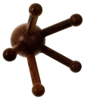 Produktbild von Holz Kopfhautmassagegerät mit fünf Krallen