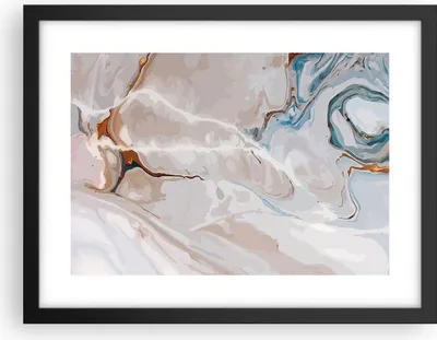 Produktbild von Gerahmtes Poster - Schwarzer Rahmen - Abstraktion modern - 40x30 cm - Wand Bild - Wanddeko - Wandbilder - Kunstposter - Wandposter - Bilderrahmen - Bilder - Kunstdruck - Wandbild - P2BAA40x30-4050