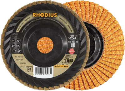 Produktbild von Rhodius 211410 JUMBO LONGLIFE TRIM Flap disc Stainless steel, Steel 10 pc(s)