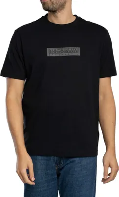 Produktbild von Napapijri Box Logo T-Shirt, Schwarz XL