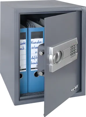 Produktbild von HMF 4612812 Möbeltresor Elektronikschloss, 36 x 48 x 37 cm, Anthrazit
