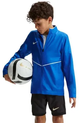 Image de Nike - Veste "Park 26" pour enfants, logo, déperlante, référence SX1026 (128) (Bleu)