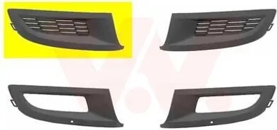 Image de VAN WEZEL Grille de pare-chocs avant droite (5829592) pour VW Polo Van V | Grille,