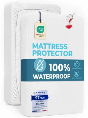 Obrázok produktu pre Dreamzie chránič matraca vodotesný 200x220 cm - hypoalergénny a priedušný