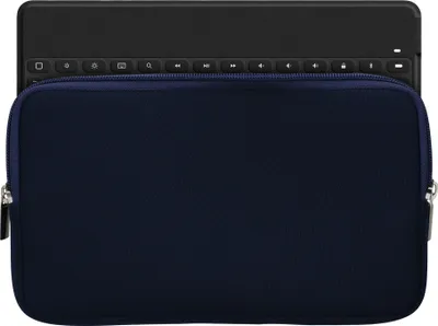Produktbild von kwmobile Tastatur-Hülle kompatibel mit Logitech KEYS-TO-GO - Neopren Schutzhülle Case Tasche für Tastatur - Neoprentasche für Keyboard - Dunkelblau