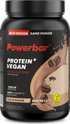 Produktbild von POWERBAR Protein+ Vegan Immune Support Coffee Latte 570 g Protein Pulver