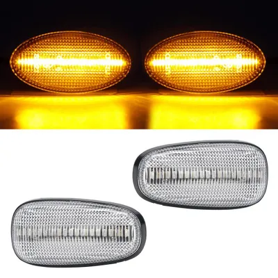 Für Opel Astra G 98-04 / Zafira A 99-05 2x LED Seitenblinker Blinker Weiß in der Farbe Weiß von Goingfast