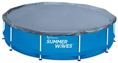 Image de Bâche pour piscine ronde tubulaire Summer Waves