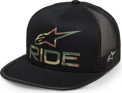 Produktbild von Alpinestars Ride 4.0 Camo Trucker-kappe Schwarz  Herren Schwarz One Size