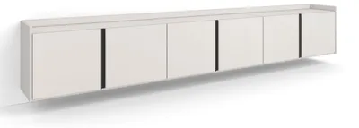 Produktbild von TV-Möbel Holzeffekt beige 309x35x50cm Hängend