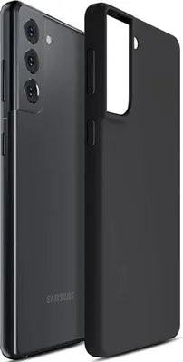 Productafbeelding van 3MK Siliconen hoesje, Galaxy S22 5G, zwart