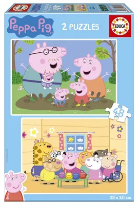 Obrázek produktu pro Puzzle 2x48 Świnka Peppa 113787