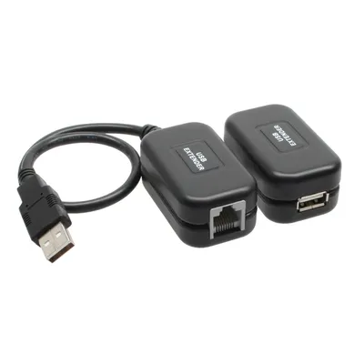 Produktbild von InLine® USB Verlängerung, bis 60m über Netzwerkkabel RJ45 Cat. 5e