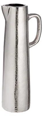Produktbild von Gilde Henkelvase, "Brocca", Aluminium, silberfarben, VE 2, H. 31.5 cm, D. 9 cm 69721 4063387697214