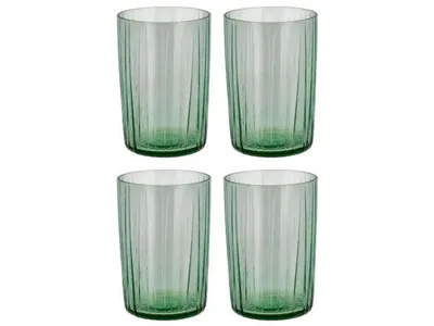 Produktbild von Bitz Kusintha Wasserglas grün 280ml Set 4tlg.