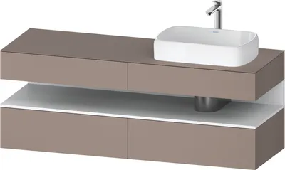 Produktbild von DURAVIT QA4778018430000 QAT KWTU WH Ek. 1600x550x600 bs. Mt.