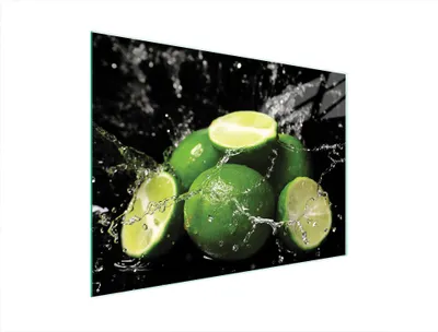 Productafbeelding van Glazen snijplank, 40x30 cm, kleur: limoengroen