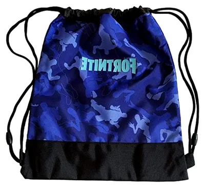Produktbild von Kordelzugbeutel in Blau, geeignet für Fitness, Schule und Sport, 40 x 35 cm