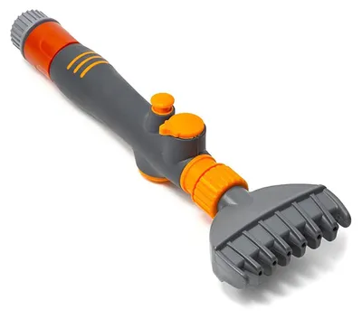 Produktbild von Omgoods – Filterbürste, langlebig – Handbetriebene Reinigungsbürste – Kompatibel mit Poolfiltern – PVC – 6 Auslassöffnungen – Durchflussregler – Poolreiniger