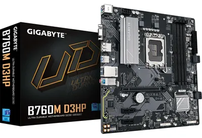Produktbild von Gigabyte Mainboard B760M D3HP LGA1700 - 4x DDR5 bis zu 256 GB - Micro ATX