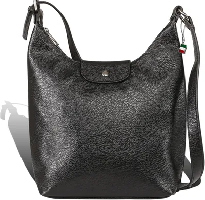 Produktbild von Florence Damen Umhängetasche Tasche schwarz Leder Größe 32x10x30 D2OTF181S1