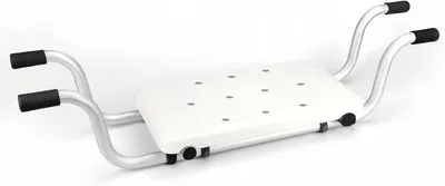 Produktbild von Duschhocker 72-82 cm, Aluminium, 150 kg, für Senioren