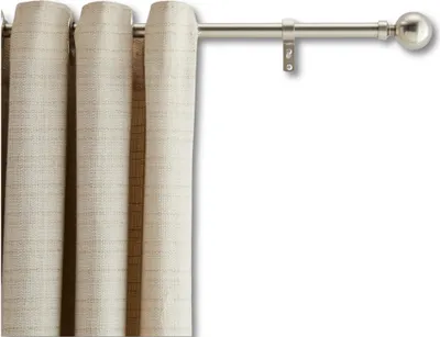 Produktbild von ACAZA Lange Gardinenstange - Ausziehbare Gardinenstange - Stange von 240-360 cm - Silber