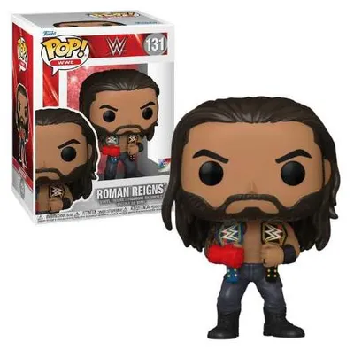 Immagine prodotto di Funko Pop! Figura Wwe Roman Reigns con cinture Multicolore Multicolore Taglia unica
