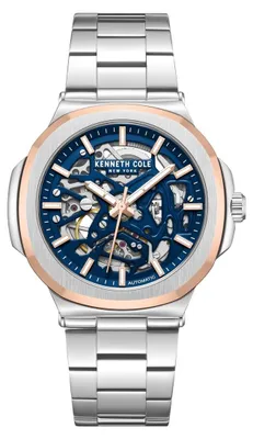 Zdjęcie produktu dla Kenneth Cole Automatyczny zegarek Automatic Steel Round Blue