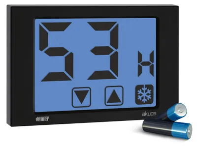 Digitales Hygrostat Touchscreen, Wandmontage, LCD, Schwarz
