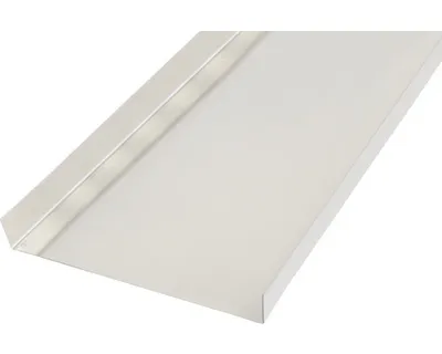 Obrázek produktu pro Hladký plech, hrany, U, ALU, nat.18x130x18/1m