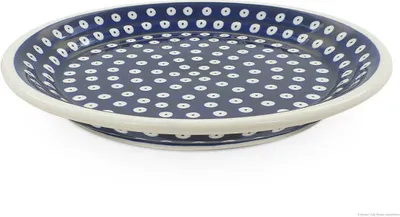 Produktbild von Original Bunzlauer Keramik Teller Speiseteller Essteller flach Ø 24,8 cm [Form 2] im Design 42