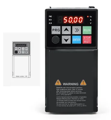 Frequenzumrichter 2,2 kW 380 V VFD, Dreiphaseneingang, Dreiphasenausgang
