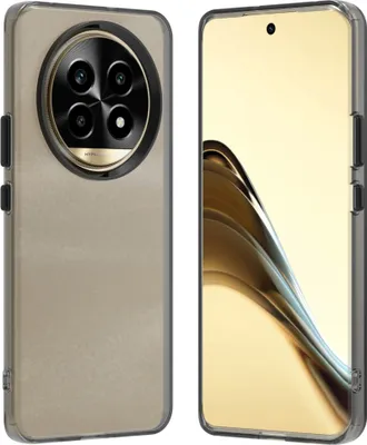 Produktbild von Handyhülle für Realme 13 Pro+ 5G Schlank Durchscheinend Matt Stoßfest Schutzhülle Schwarz
