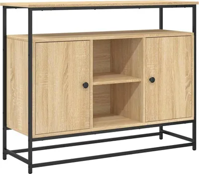 Obrázok produktu pre vidaXL Príborník Sonoma Dub 100x35x80 cm odvodený výrobok z dreva