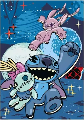 Produktbild von Dino Puzzle Spielzeug Stitch Neon 100 XL Teile für Kinder