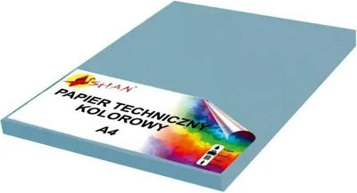 Produktbild von Technisches Papier A4 180g blau denim 50 Blatt