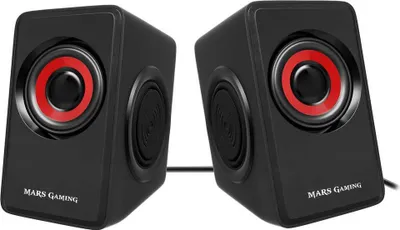 Obrázok produktu pre Mars Gaming MS1, Kábel, 10 W, 60 - 20000 Hz, Čierna, Červená