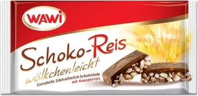 Produktbild von Wawi Schoko-Reis wölkchenleicht Edelvollmilch 200g