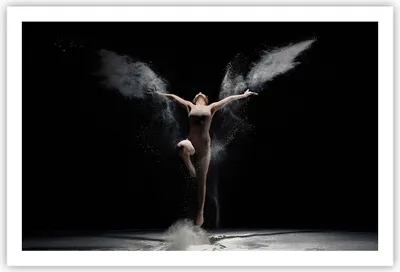 Produktbild von Poster - Poster ohne Rahmen - Fotografie Tanz Flügel - 91,5x61 cm - Wand Bild - Wanddeko - Wandbilder - Kunstposter - Wandposter - Bilder - Kunstdruck - Wanddekoration - Wandbild - P2XAA91x61-4306