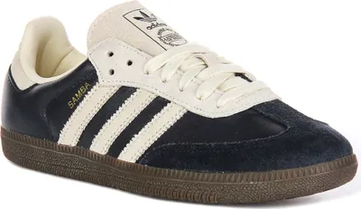 Produktbild von Adidas Samba OG in Navy Weiß – 7.5 UK - 41 1/3 EU - 8 US / Navy White
