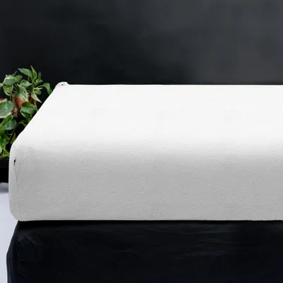 Produktbild von Sleeptime Teddy Spannbettlaken Weiß 180 x 200 cm