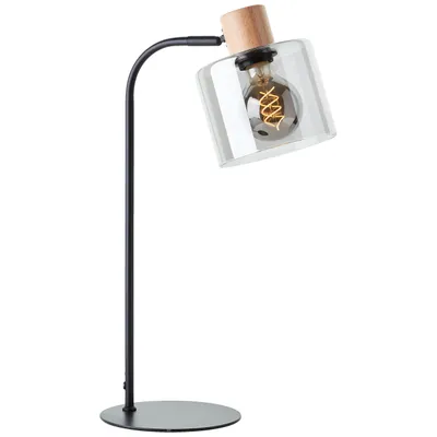 Produktbild von Tischlampe, 50 x 18 x 27 cm, E27, max. 40 W, Rauchglas