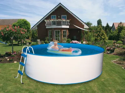 Produktbild von Poolset Trend Oval mit Sandfilter 4,5 x 2,5 x 1,2 m