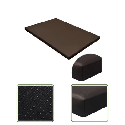 Produktbild von The Living Store Hundebett Haustiermatte Quadratisch Braun M
