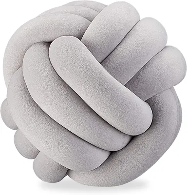 Produktbild von Knotenkissen, Knotenkissen, Plüschkissen, weiches Knotenkissen, Knotenkissen, Nachbildung, Bett, Zimmer