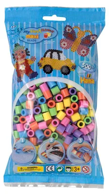 Produktbild von Hama -Bügel -Perlenmischung - Pastell Maxi, 500st.